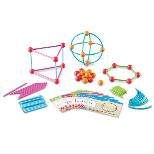 Learning Resources Dive into Shapes! A &#x201C;Sea&#x201D; &#x26; Build Geometry Set